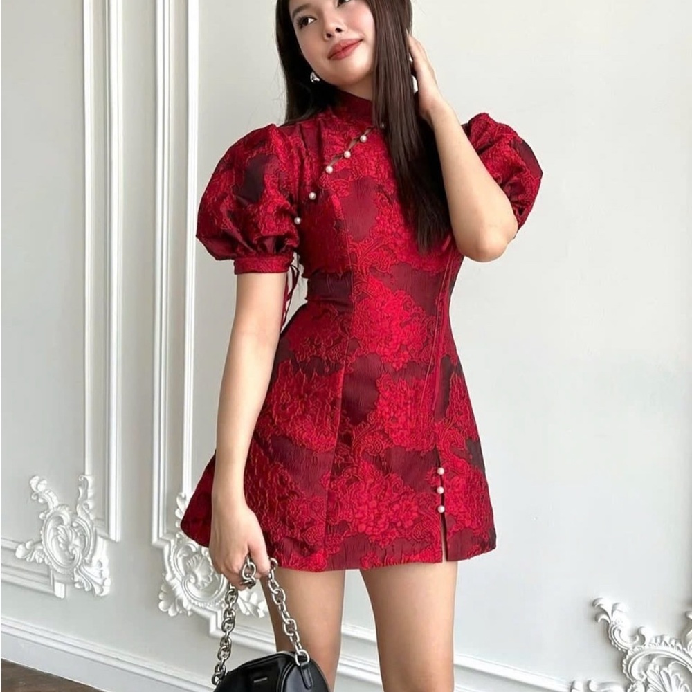 NWT Chinese/Viet Red Dress - Daphale Cece